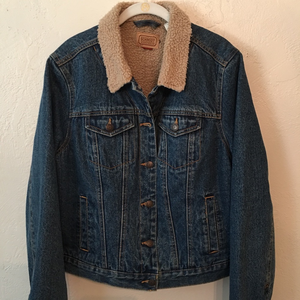 C.E. Schmidt Workwear Sherpa Jean Jacket XL